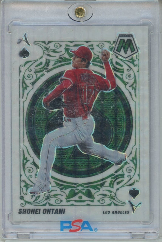 2022 Panini Prizm Mosaic #A-2 Shohei Ohtani Aces — front