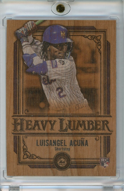 2025 Topps Update #HL-70 Luisangel Acuna Heavy Lumber — front