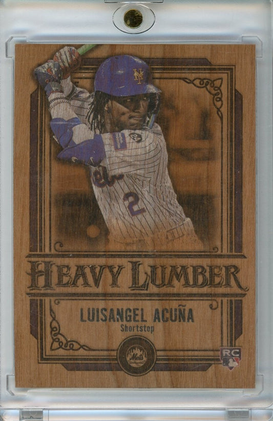 2025 Topps Update #HL-70 Luisangel Acuna Heavy Lumber — front