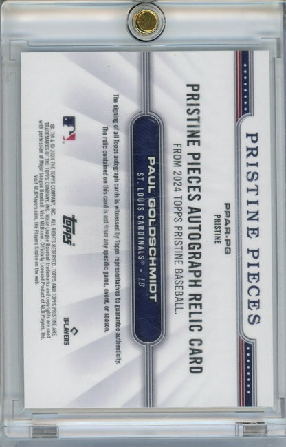 2024 Topps Pristine #PPAR-PG Paul Goldschmidt Pristine /99 — back