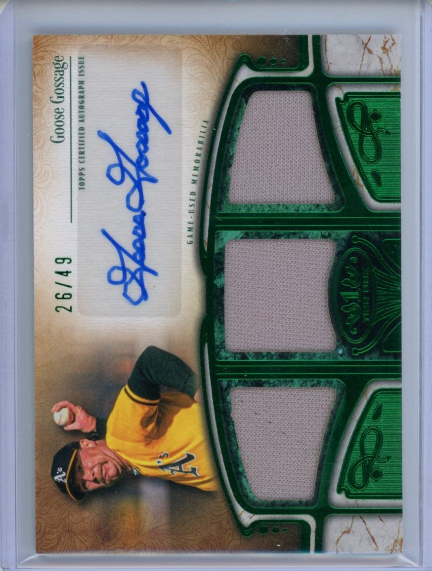 2026 Topps Tier One #AT1R-GG Goose Gossage /49 — front