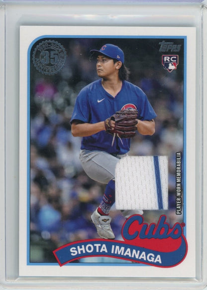 2024 Topps Update #89RU-SI Shota Imanaga 1989 Topps Baseball 35th Anniversary — front