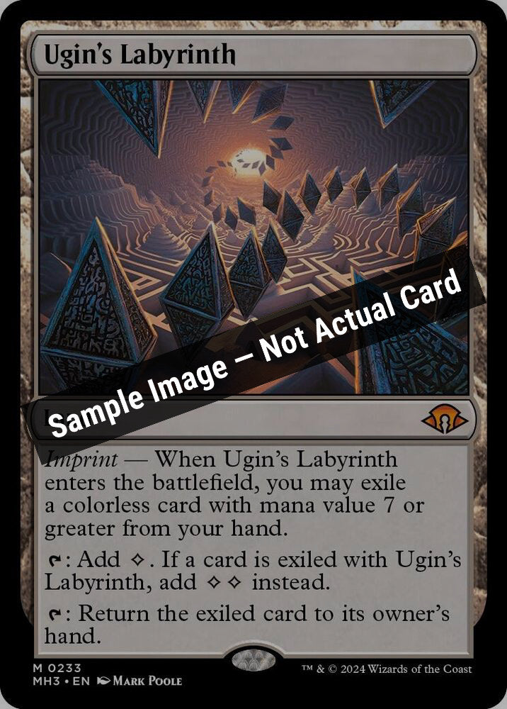 Magic,Modern Horizons 3,Ugin's Labyrinth - 233,Foil,Near Mint — Sample Image, Not Actual Card