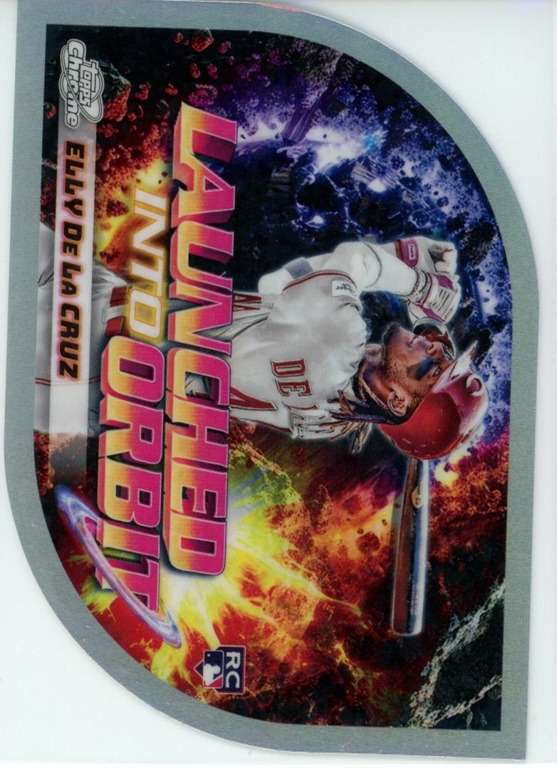 2024 Topps Chrome Cosmic #LIO-25 Elly De La Cruz Launched into Orbit — front