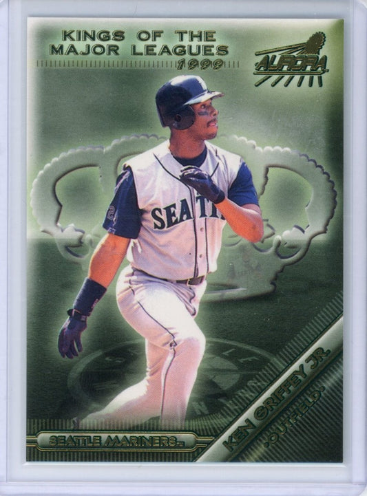 1999 Pacific Aurora #9 Ken Griffey Jr. Kings of the Major Leagues — front
