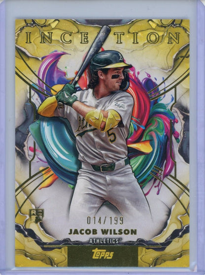 2025 Topps Inception #29 Jacob Wilson /199 — front