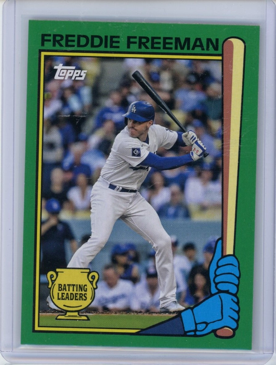 2024 Topps Batting Leaders Freddie Freeman — front