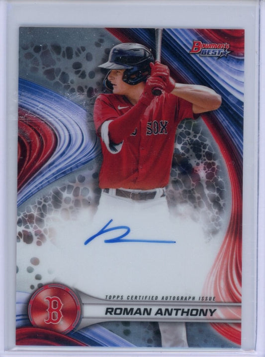 2024 Bowman's Best #B24-RA Roman Anthony Best of 2024 Autographs — front
