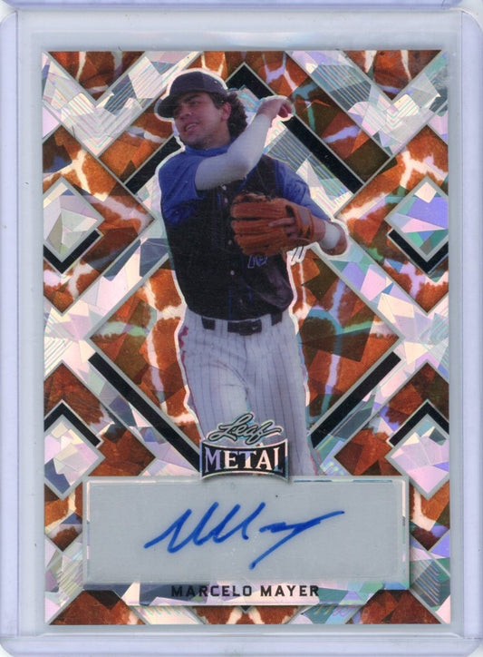 2022 Leaf Metal Marcelo Mayer Giraffe Prismatic #/2 — front