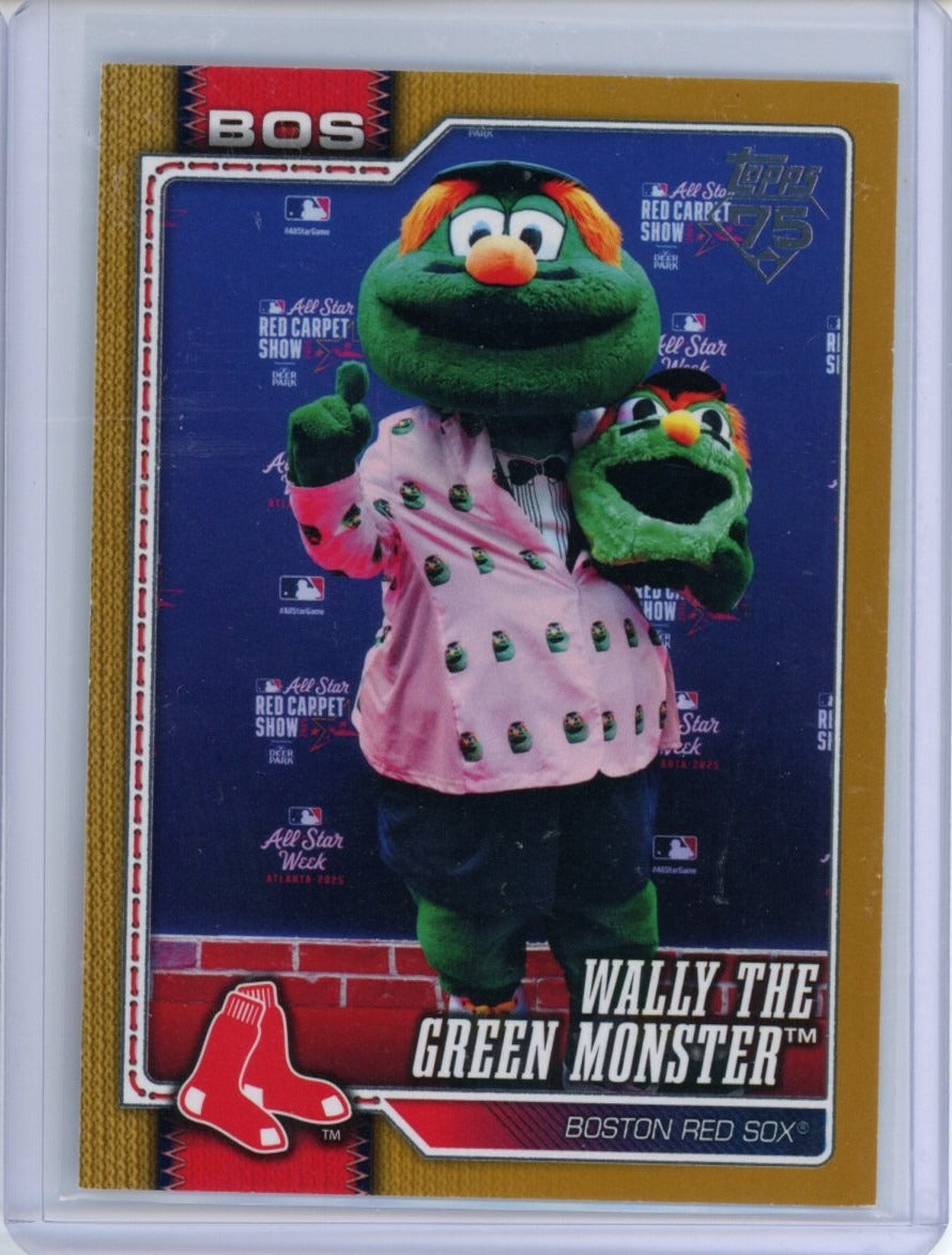 2026 Topps #M-2 Wally the Green Monster Mascots /50 — front