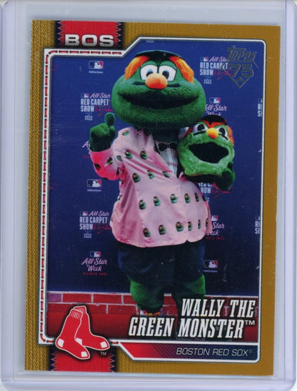 2026 Topps #M-2 Wally the Green Monster Mascots /50 — front