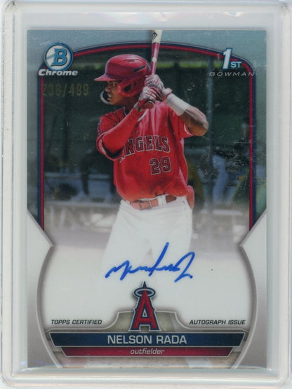 2023 Bowman #CPA-NR Nelson Rada /499 — front