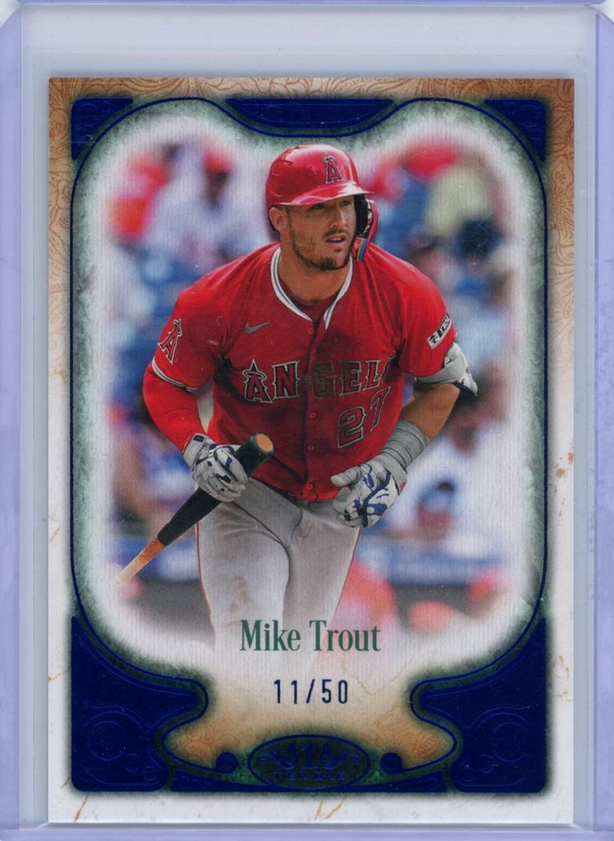 2026 Topps Tier One #39 Mike Trout /50 — front