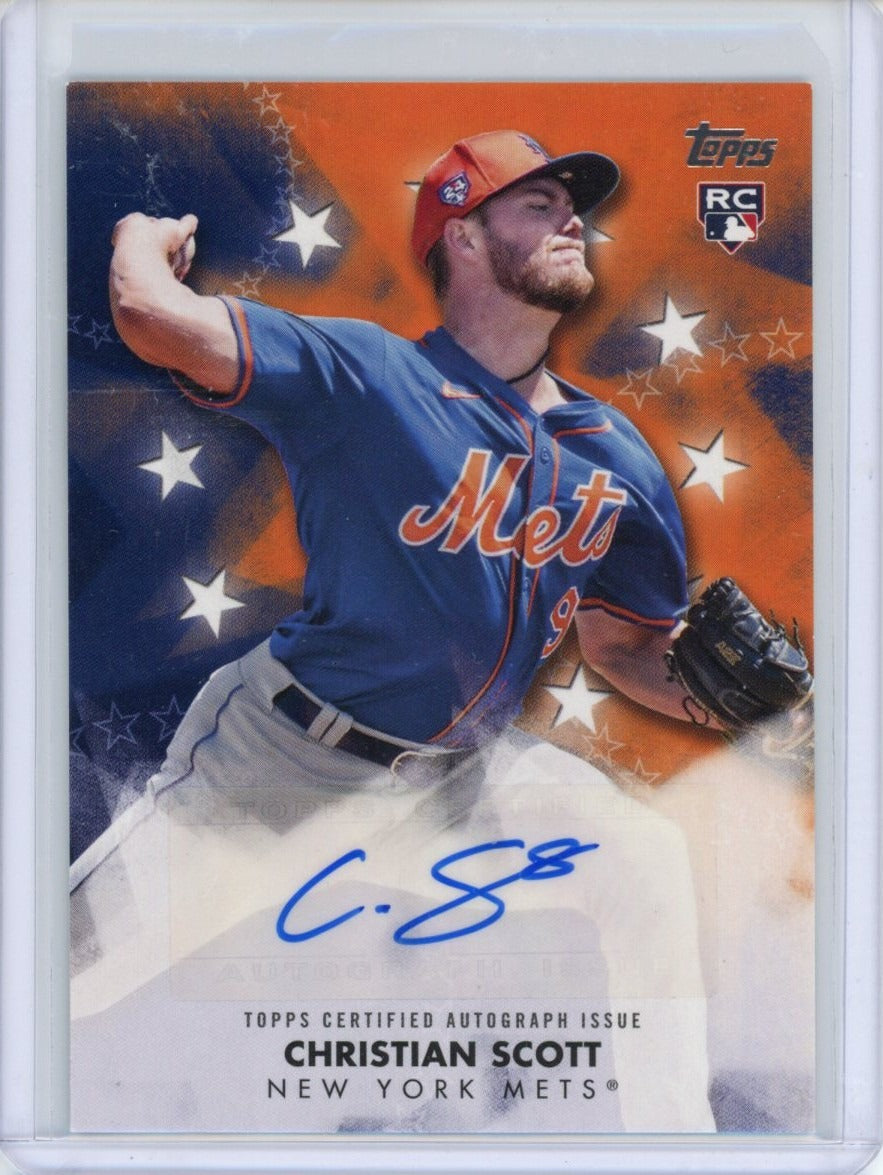 2024 Topps Christian Scott Auto BSAU-CS — front
