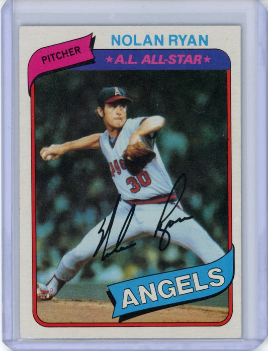 1980 Topps #580 Nolan Ryan — front