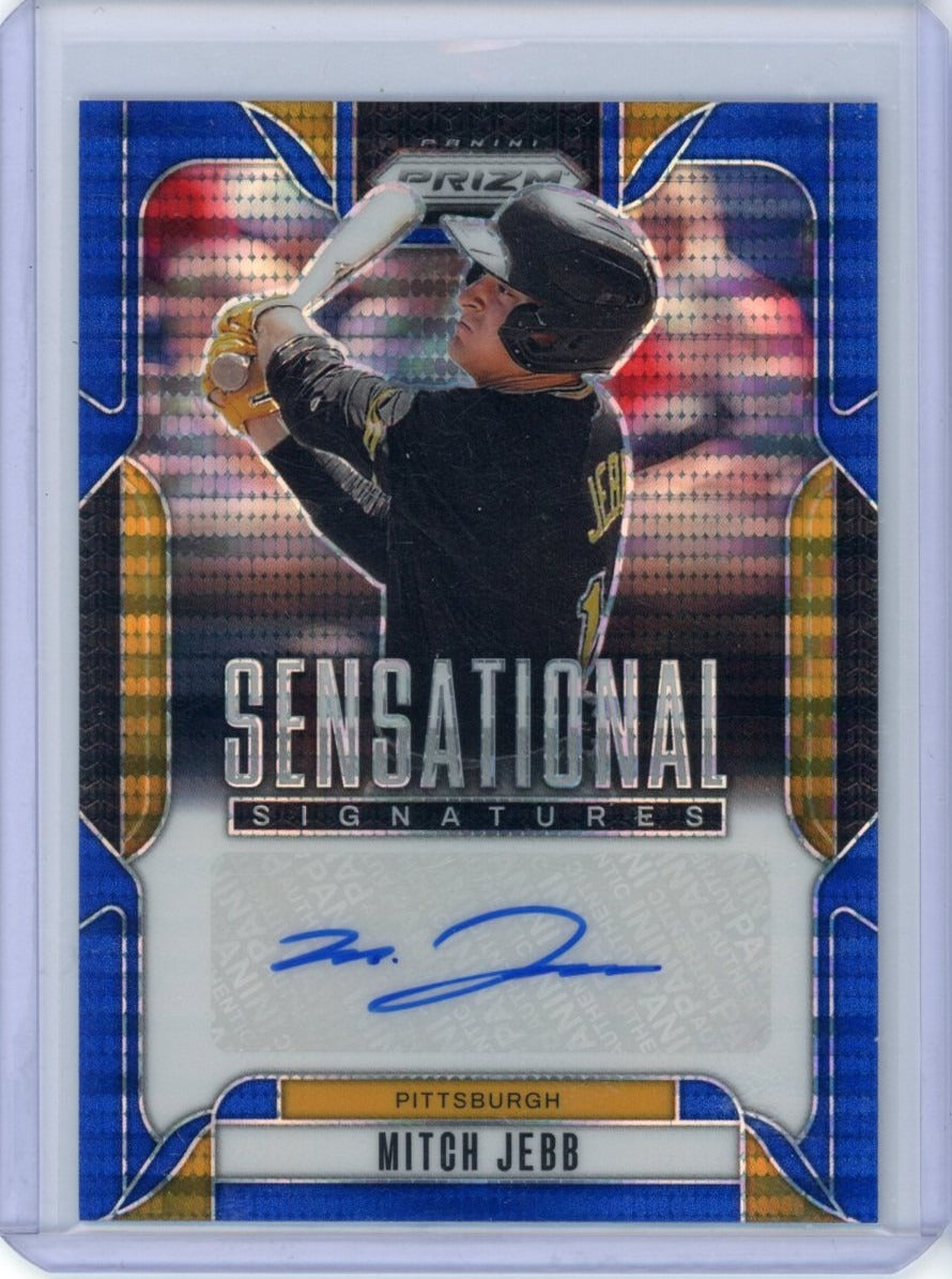 2025 Panini Prizm Mitch Jebb Auto /49 — front