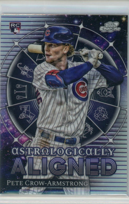2024 Topps Chrome Cosmic #AA-13 Pete Crow-Armstrong Astrologically Aligned — front