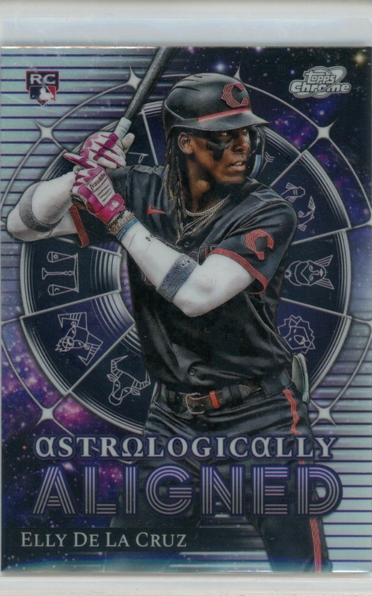 2024 Topps Chrome Cosmic #AA-25 Elly De La Cruz Astrologically Aligned — front