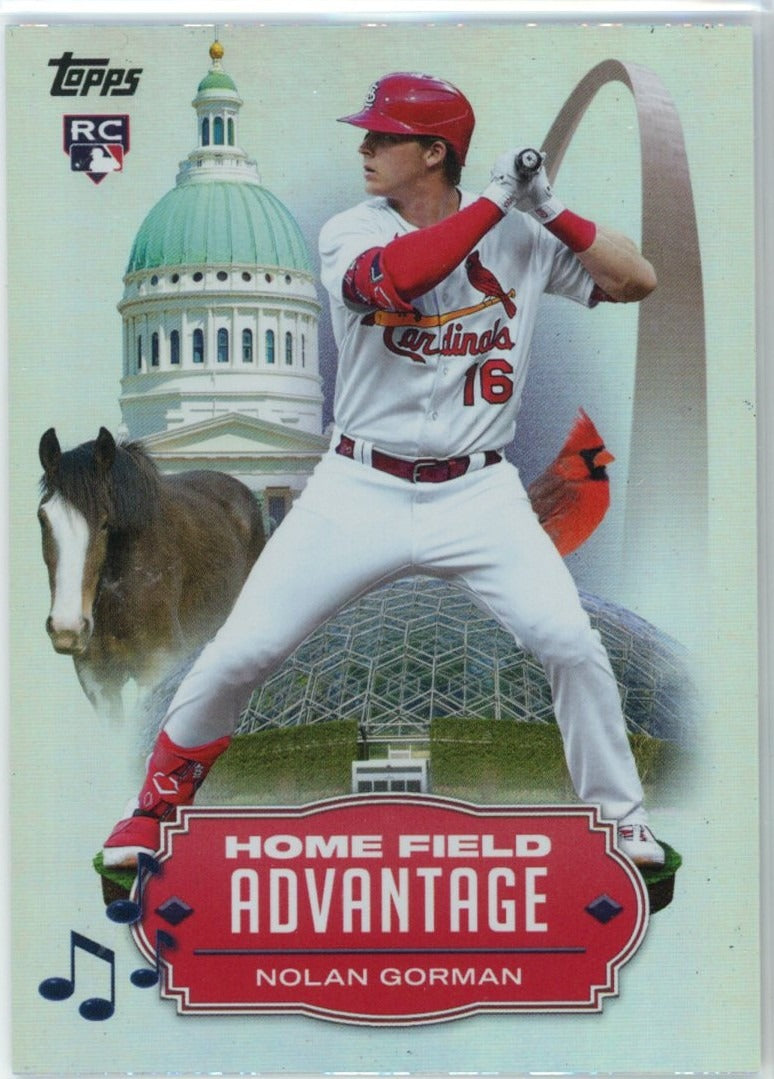 2023 Topps #HA-1 Nolan Gorman Home Field Advantage — front