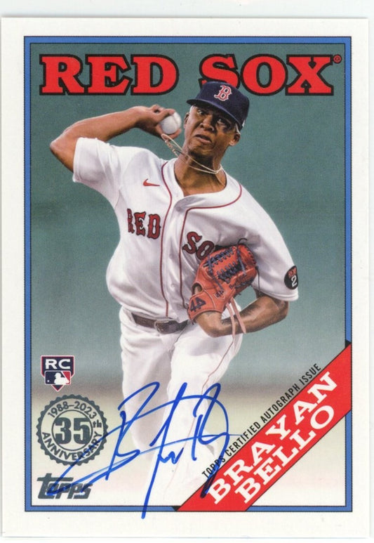 2023 Topps #88BA-BBE Brayan Bello 1988 Topps Baseball 35th Anniversary — front