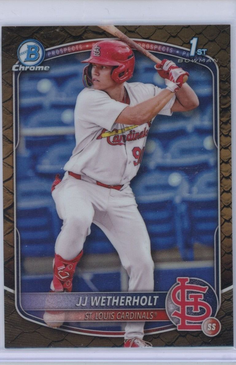 2025 Bowman #BP-22 JJ Wetherholt Prospects — front