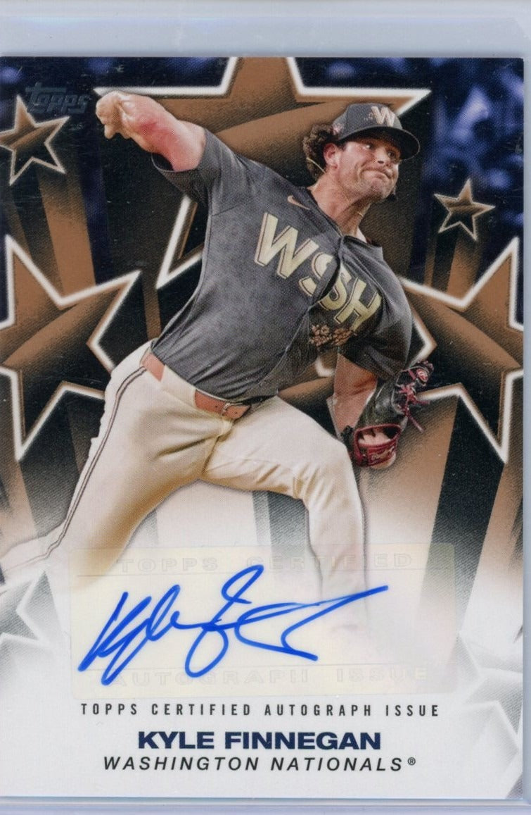 2025 Topps #BSA-KF Kyle Finnegan Baseball Stars Autographs /50 — front
