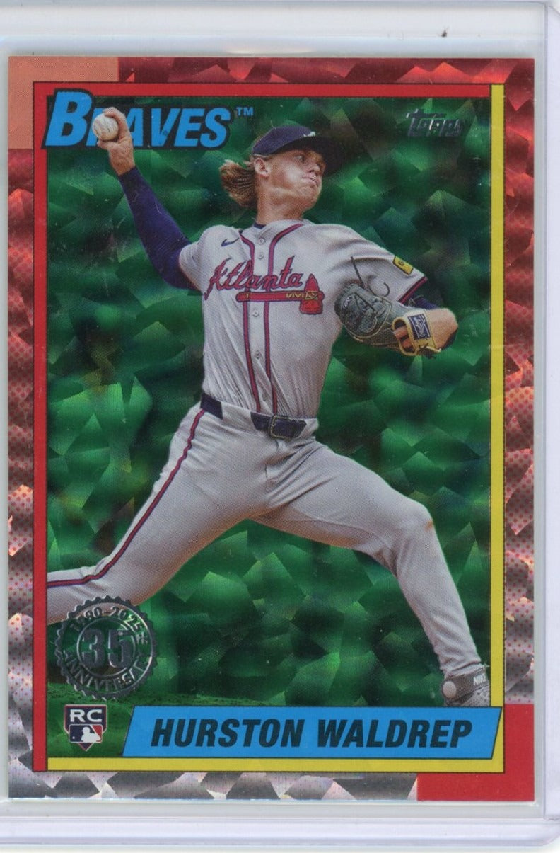 2025 Topps 35 #T90-18 Hurston Waldrep /99 — front