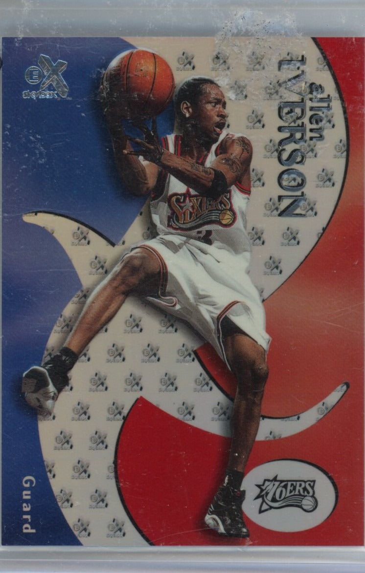 1999-00 E-X #45 Allen Iverson — front