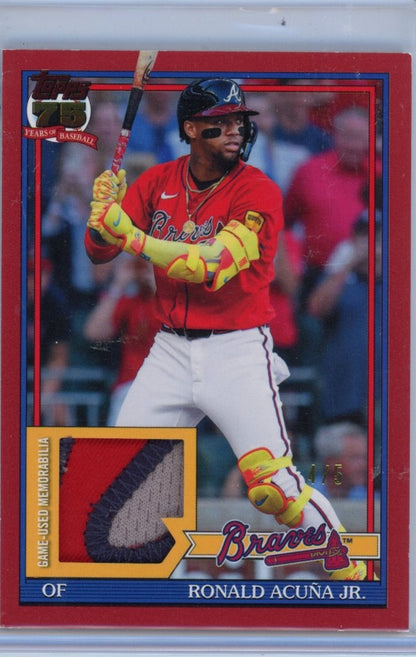 2026 Topps 75 #91R2-RAJ Ronald Acuna Jr /5 — front