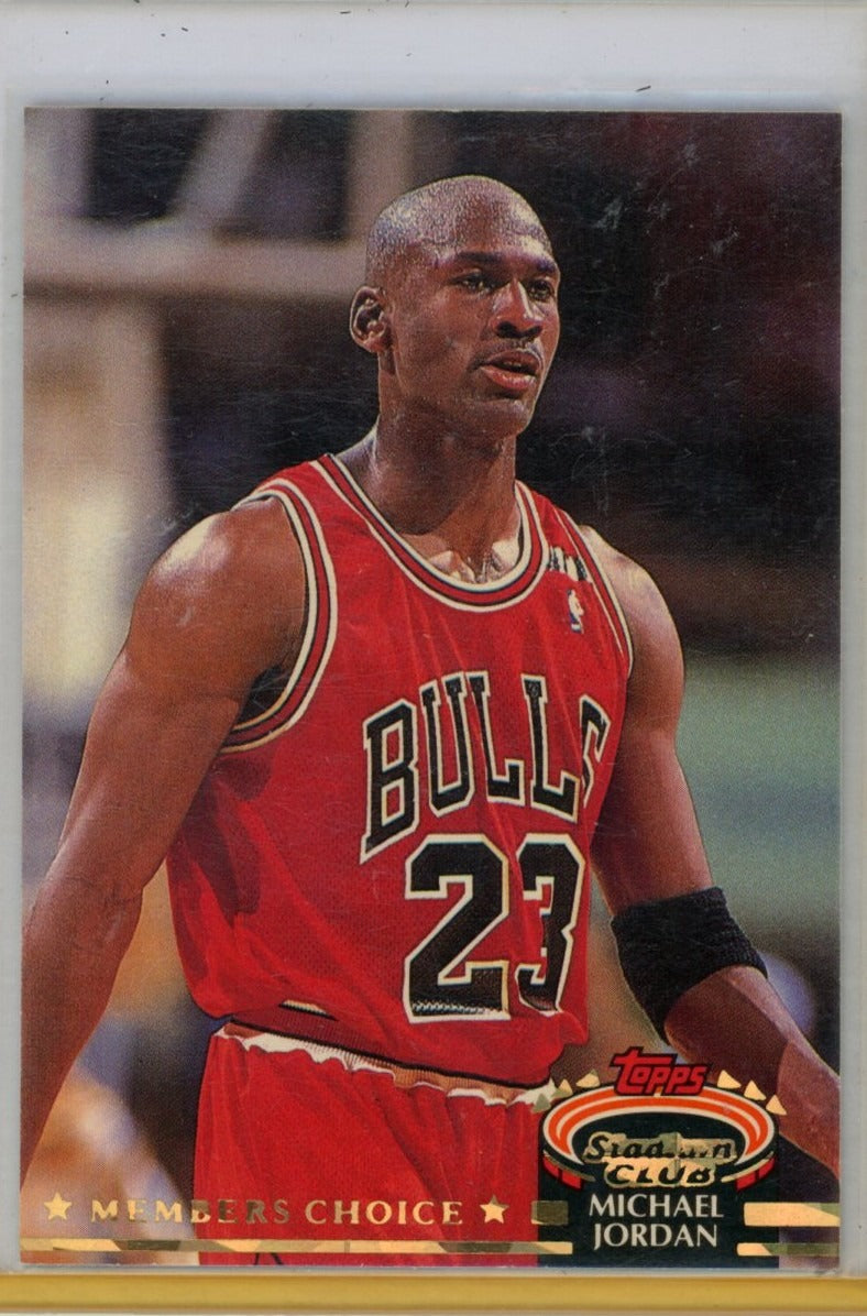 1992-93 Stadium Club #210 Michael Jordan — front
