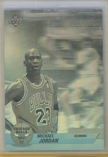 1992-93 Upper Deck European (Italian) #EB1 Michael Jordan Award Winner Holograms — front
