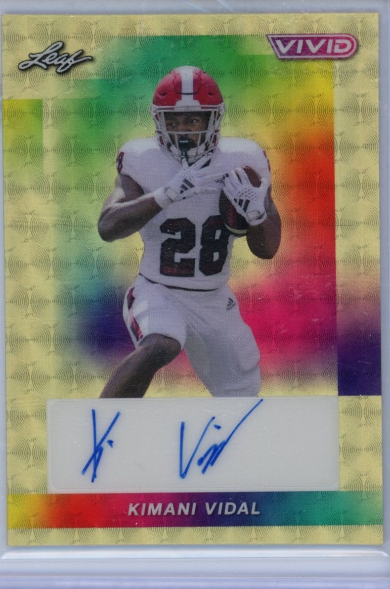 2024 Leaf Vivid #BA-KV1 Kimani Vidal /1 — front