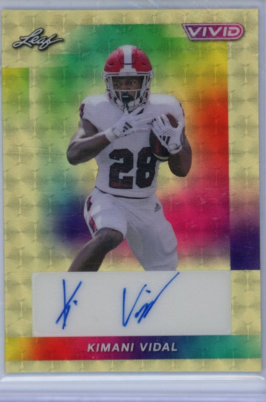 2024 Leaf Vivid #BA-KV1 Kimani Vidal /1 — front