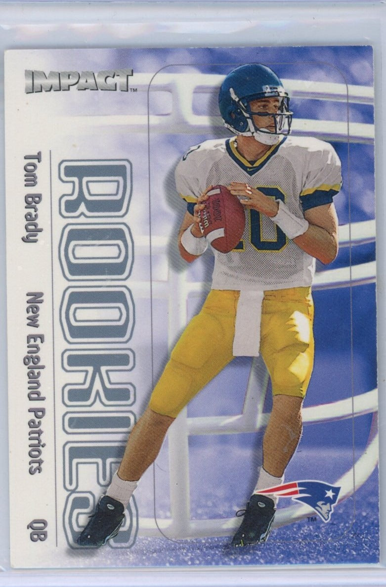 2000 Impact #27 Tom Brady — front