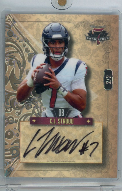 2025 Wild Card 7 card studs #7CDL-A C.J. Stroud /2 — front