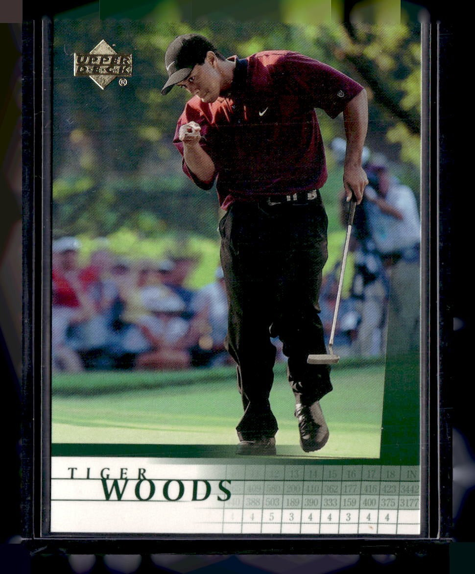 2001 Upper Deck #1 Tiger Woods — front
