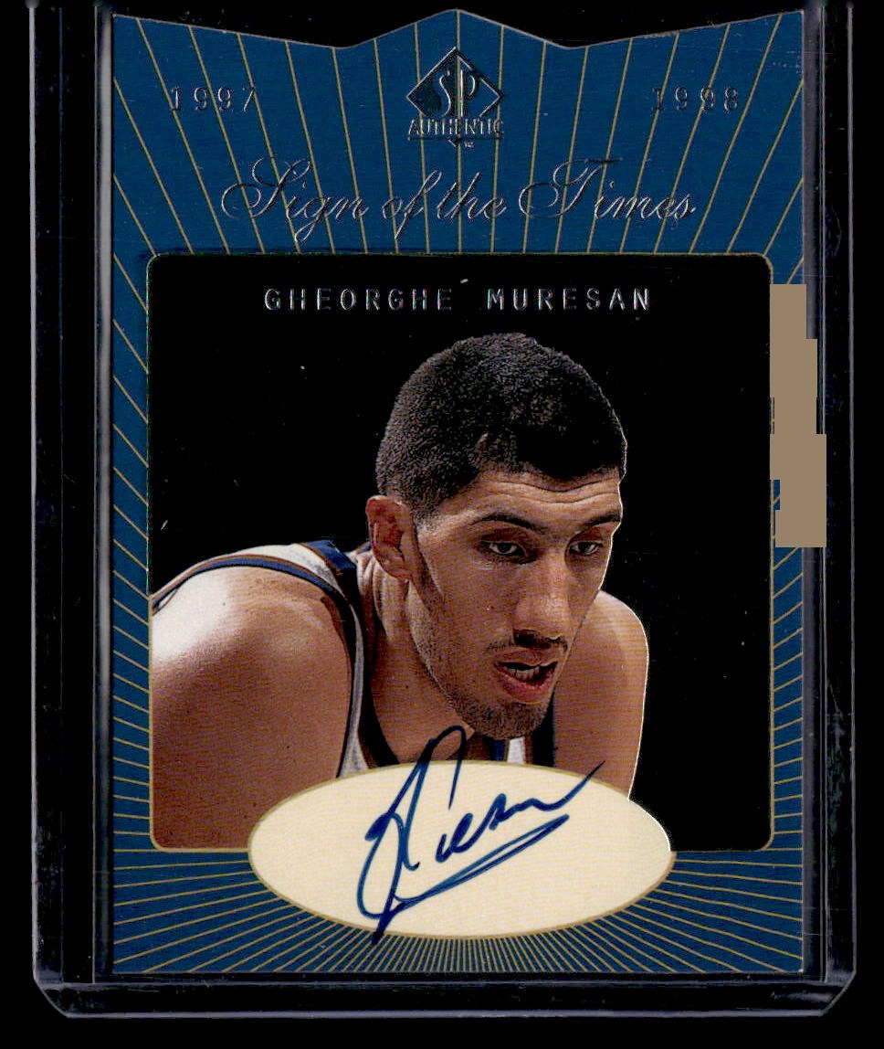 1997-98 SP Authentic #GM Gheorghe Muresan Sign of the Times — front
