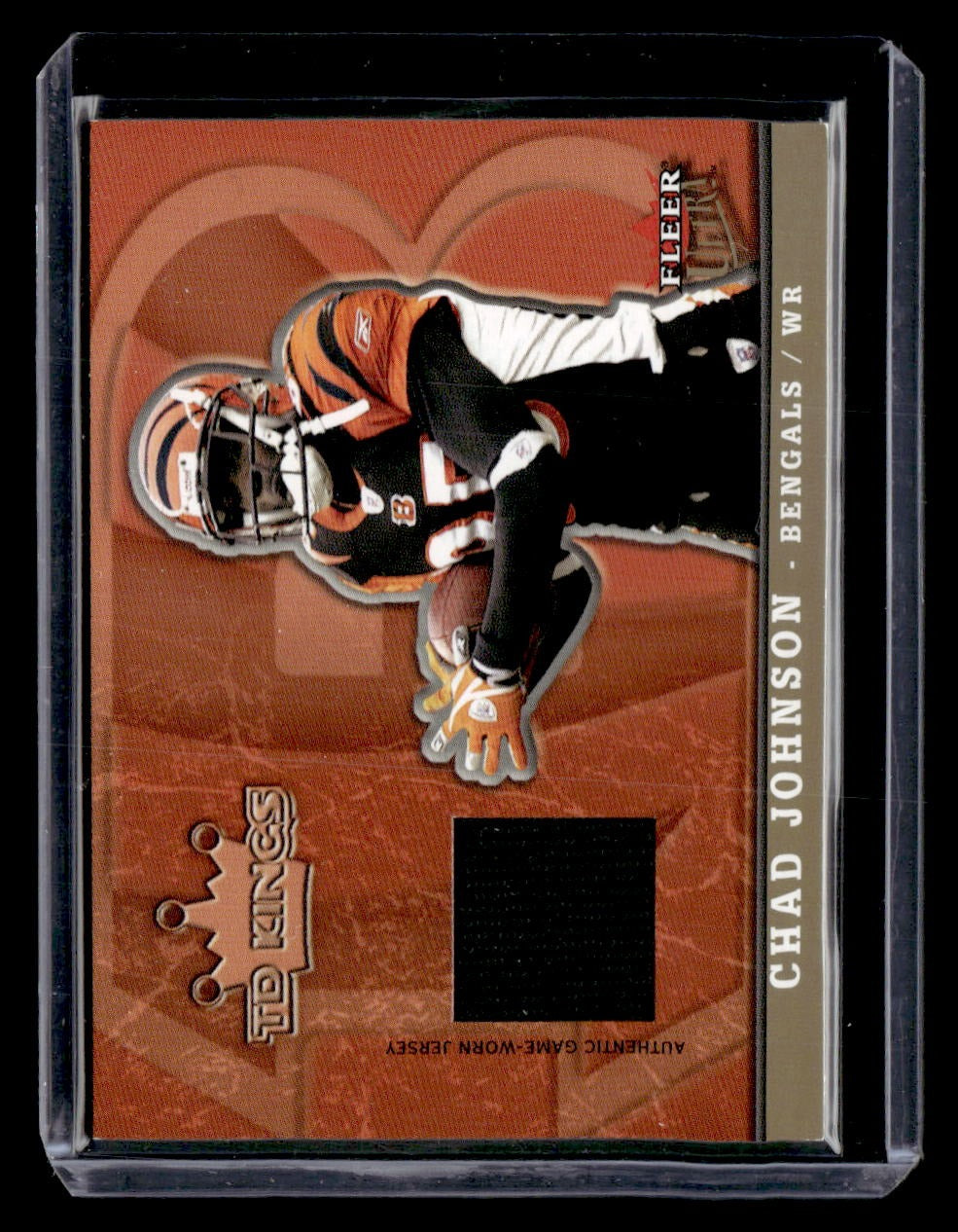 2005 Ultra #11/TK Chad Johnson TD Kings Die Cuts — front