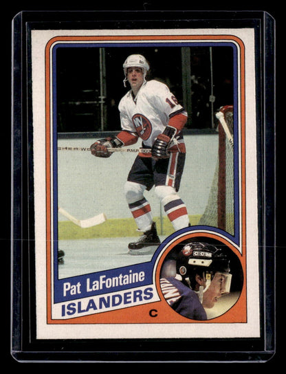 1984-85 Topps #96 Pat LaFontaine — front