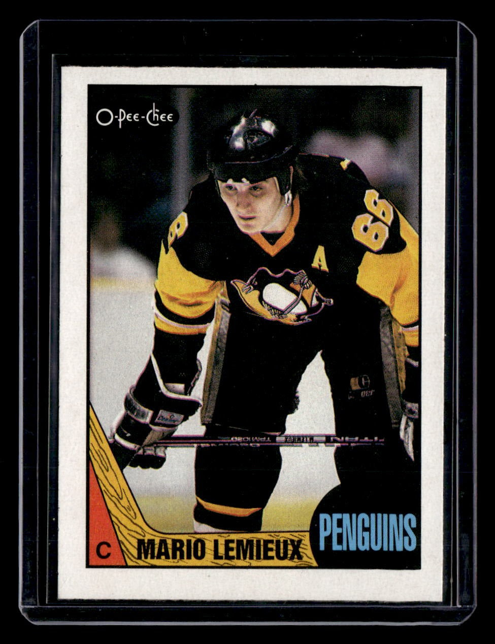 1987-88 Topps #15 Mario Lemieux — front
