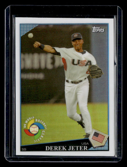 2009 Topps #2 Derek Jeter World Baseball Classic Rising Star Redemption — front