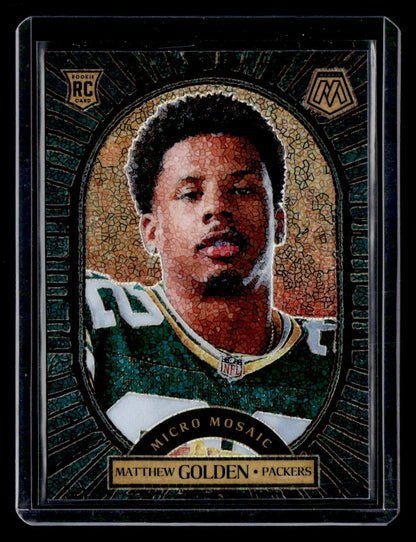 2025 Panini Mosaic #17 Matthew Golden Micro Mosaic — front
