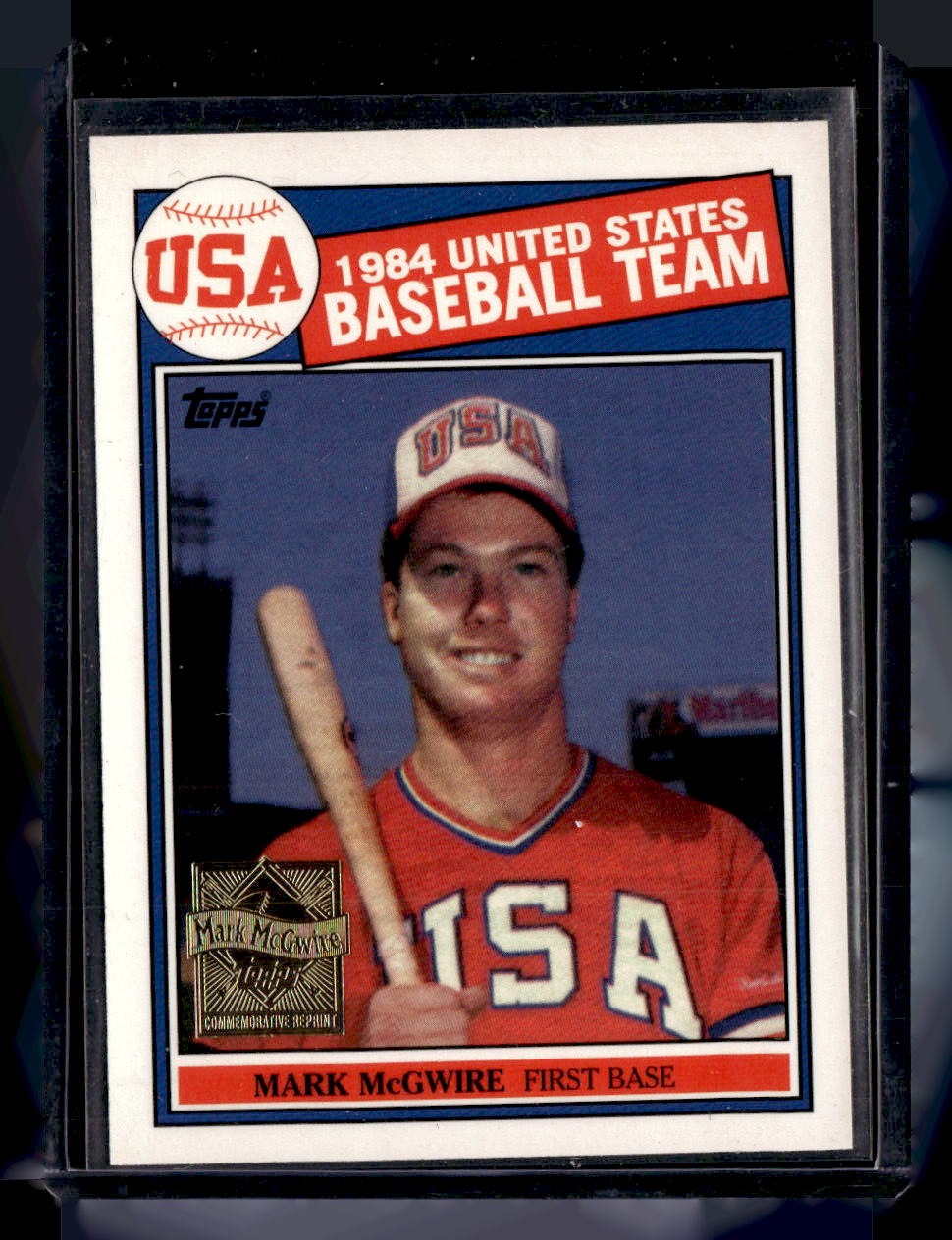1985 Topps #401 Mark McGwire — front