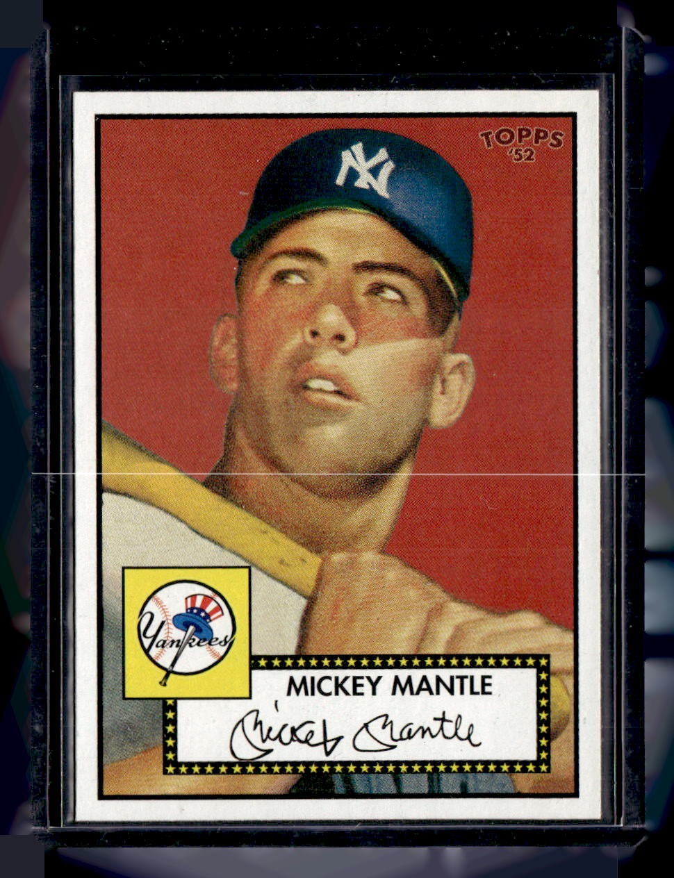 2006 Topps '52 Rookies #311e Mickey Mantle : Red — front