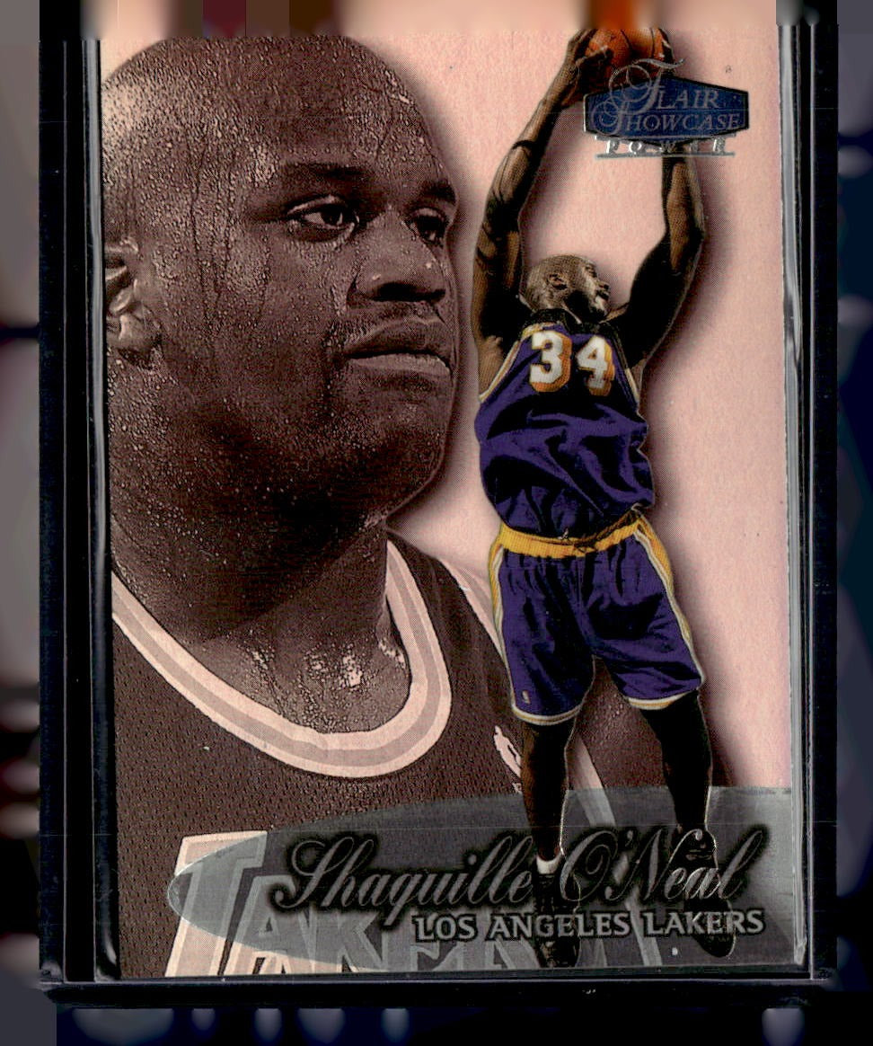 1998-99 Flair Showcase #7 Shaquille O'Neal — front