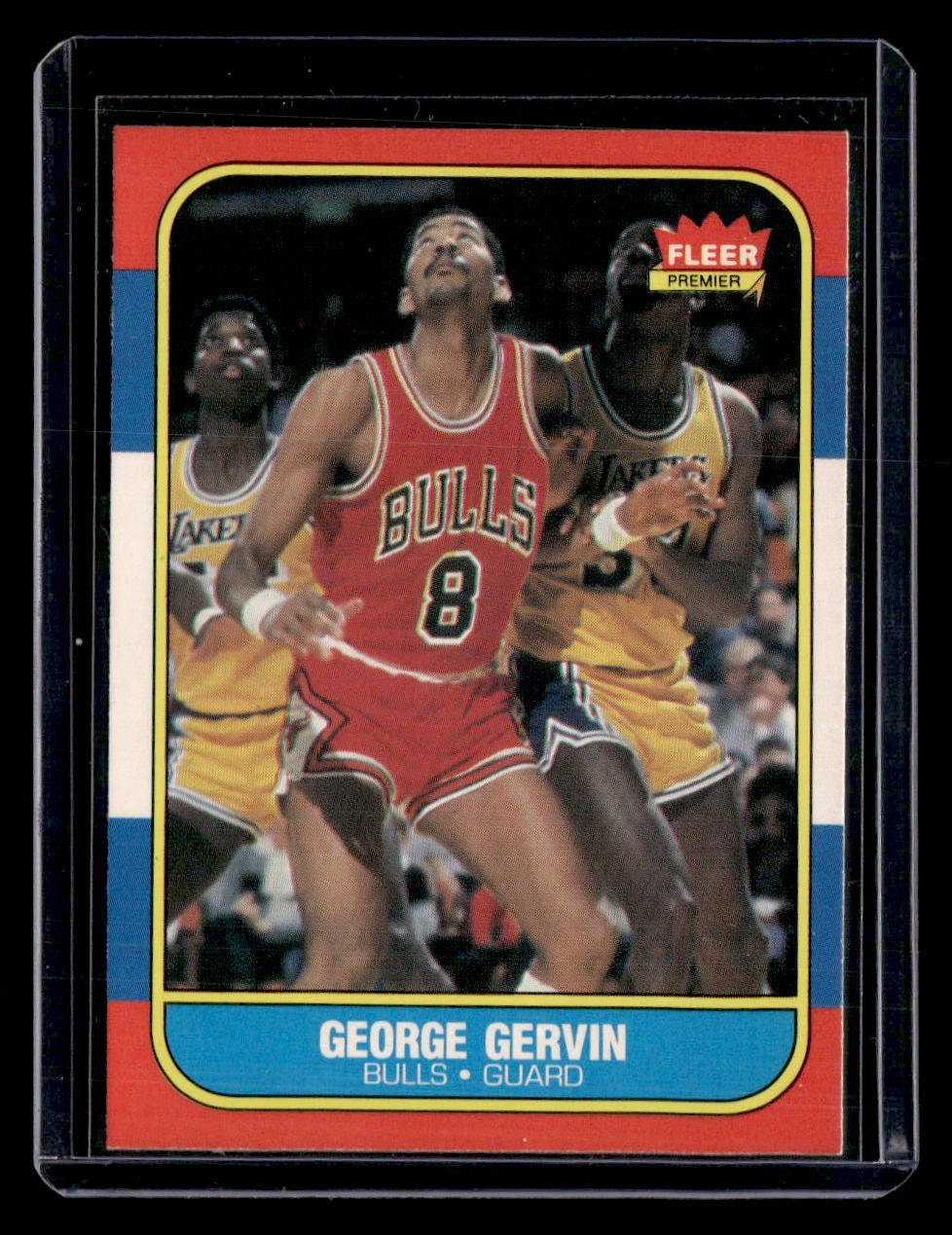 1986-87 Fleer #36 George Gervin — front