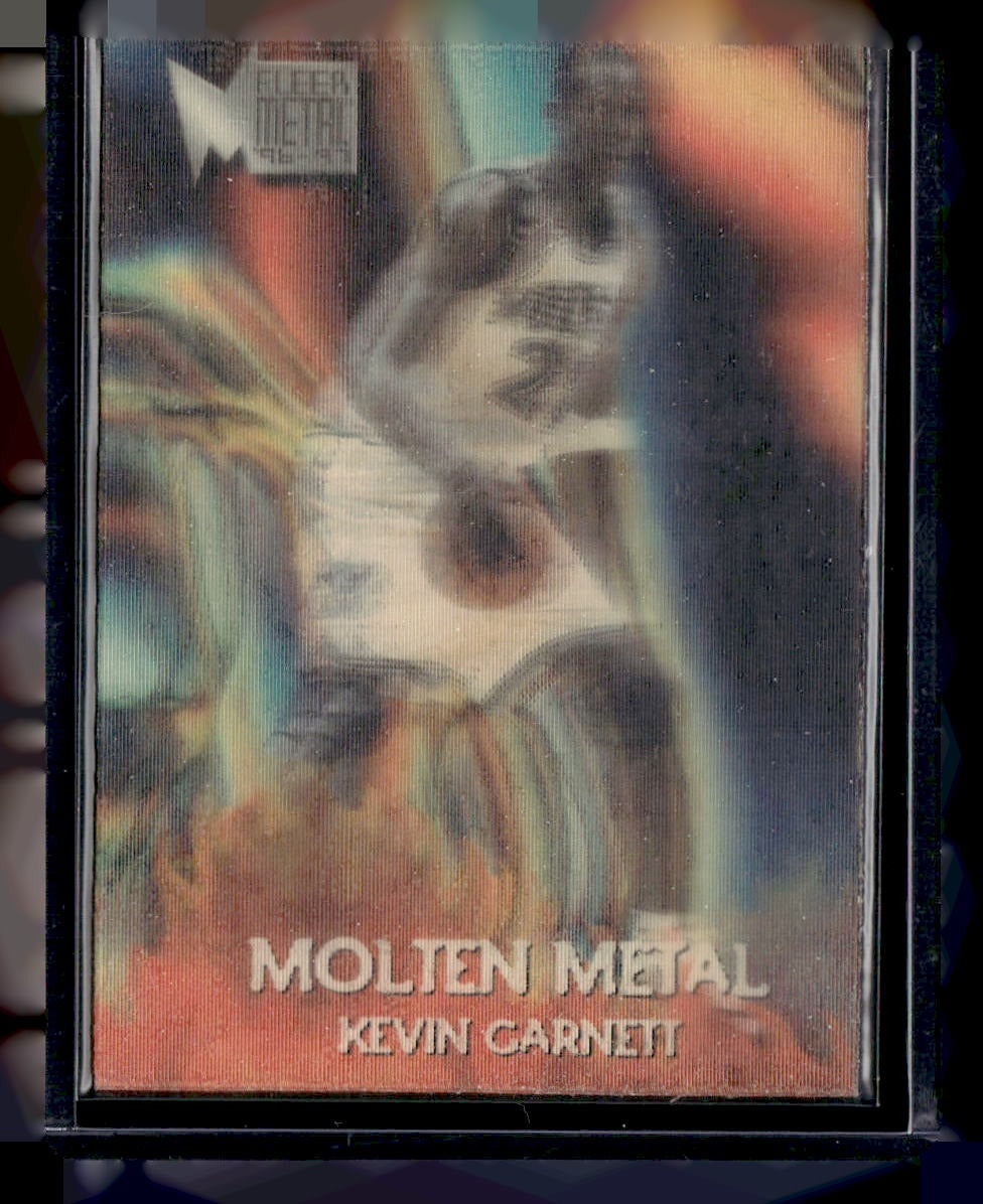 1996-97 Metal #2 Kevin Garnett Molten Metal — front