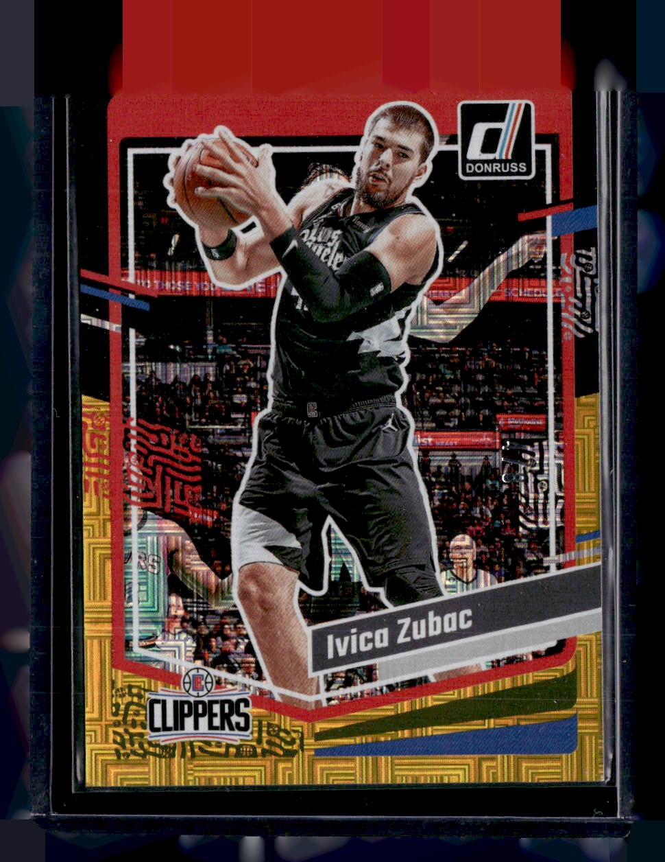 2023-24 Donruss #107 Ivica Zubac Choice Black Gold #/8 — front