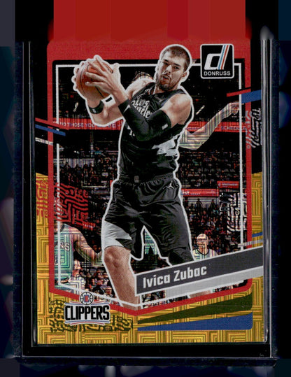2023-24 Donruss #107 Ivica Zubac Choice Black Gold #/8 — front