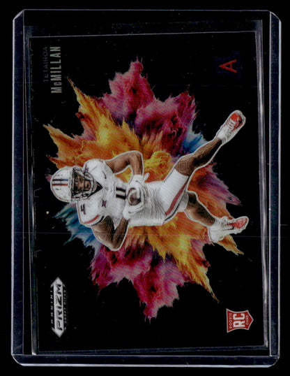 2025 Panini Prizm Draft Picks #12 Tetairoa McMillan Black Color Blast — front